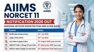 aiims norcet 11