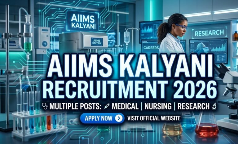 AIIMS Kalyani Recruitment 2026