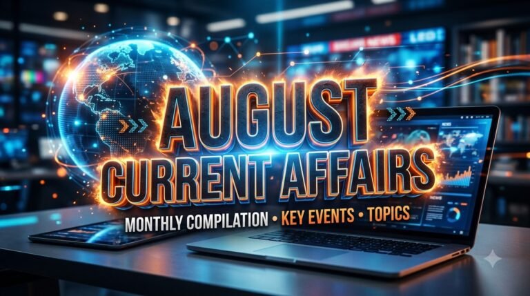 August Current Affairs