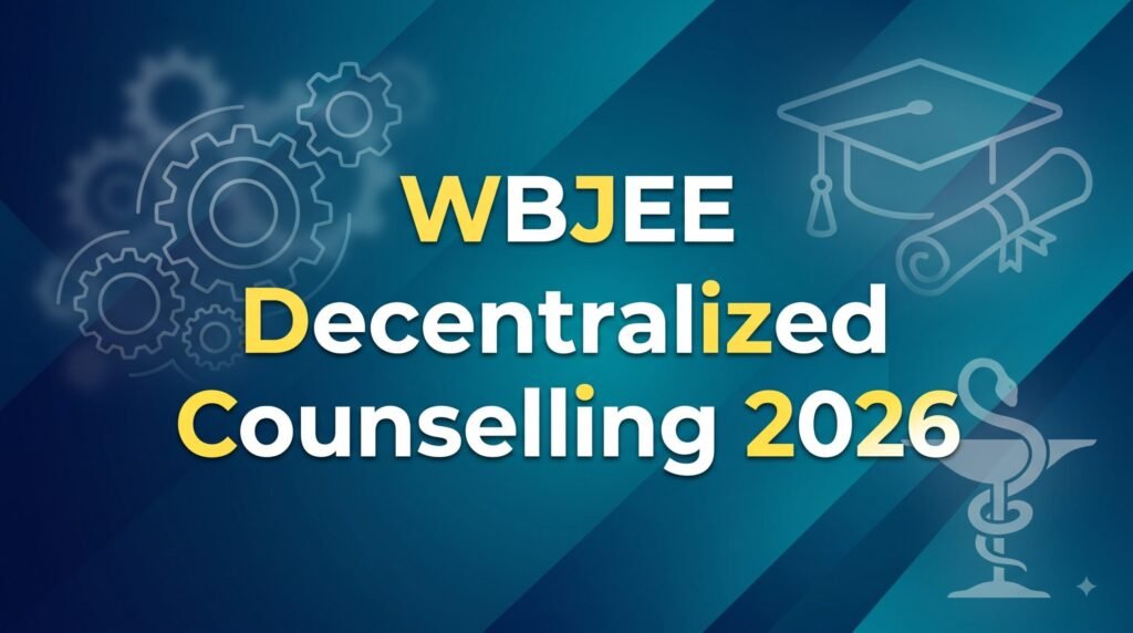 WBJEE Decentralized Counselling 2026