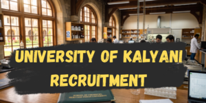 project assistant university of kalyani