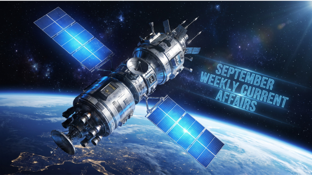 September weekly Current Affairs